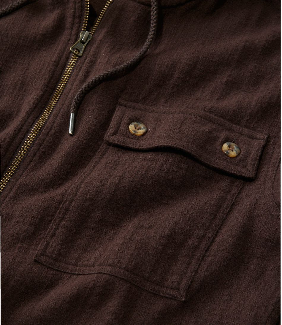 Hooded Men's 1912 Field Flannel Shirt Slightly Fitted Untucked Fit