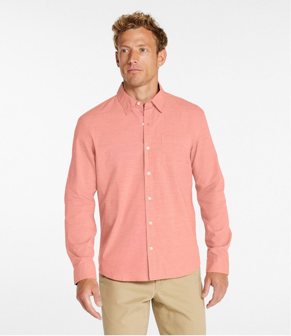 Men's Comfort Stretch Performance® Shirt Long-Sleeve Slightly Fitted Untucked Fit