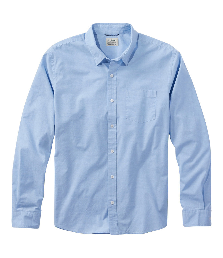 Men's Comfort Stretch Performance® Shirt Long-Sleeve Slightly Fitted Untucked Fit