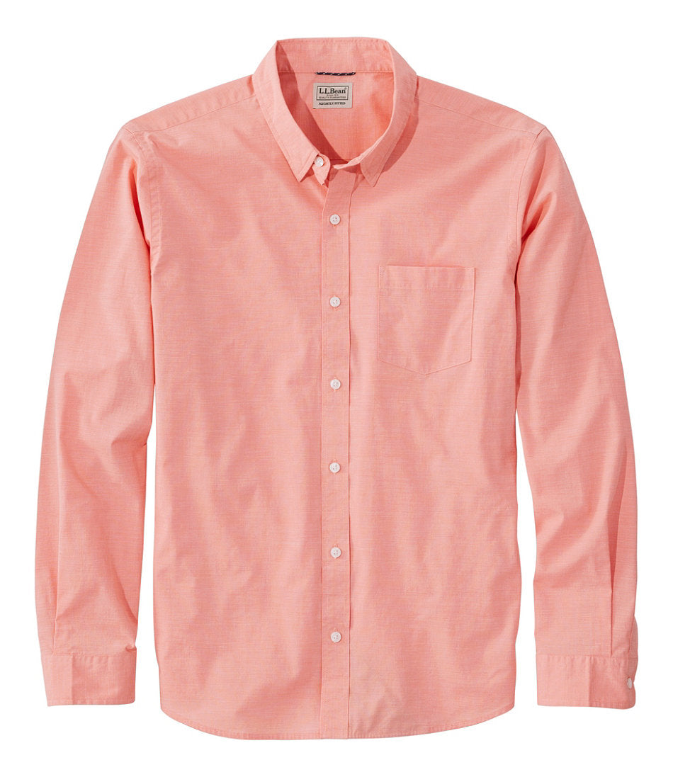 Men's Comfort Stretch Performance® Shirt Long-Sleeve Slightly Fitted Untucked Fit