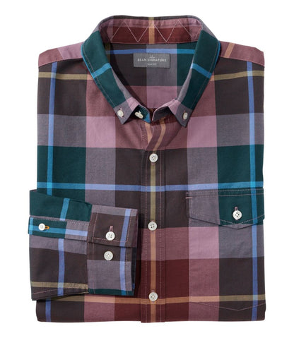Men's Signature Premium Pima Cotton Oxford Shirt, Long-Sleeve