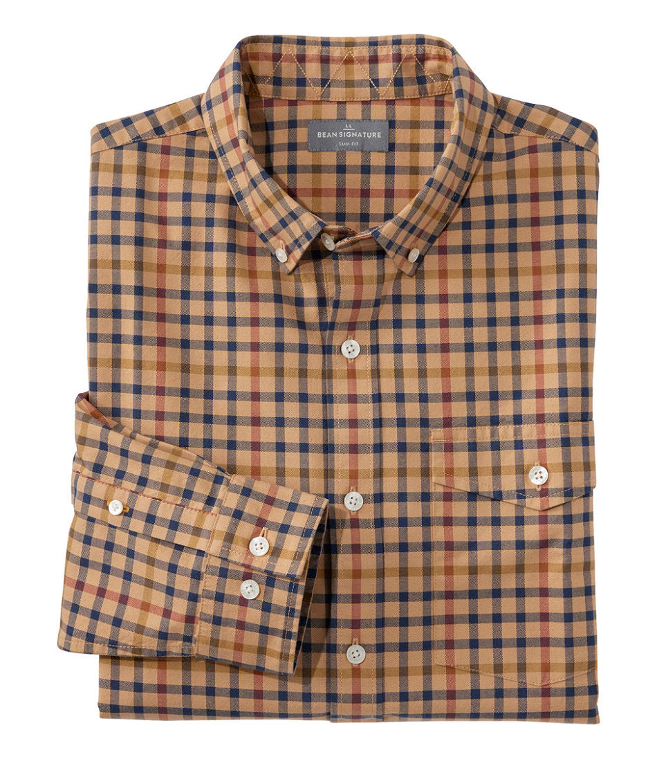 Men's Signature Premium Pima Cotton Oxford Shirt Long-Sleeve