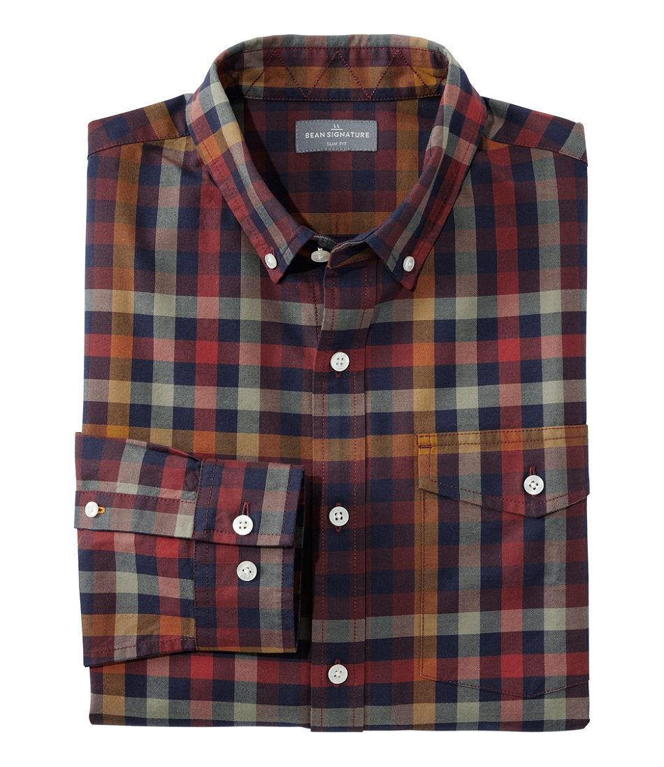 Men's Signature Premium Pima Cotton Oxford Shirt Long-Sleeve