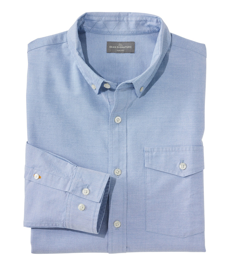 Men's Signature Premium Pima Cotton Oxford Shirt Long-Sleeve