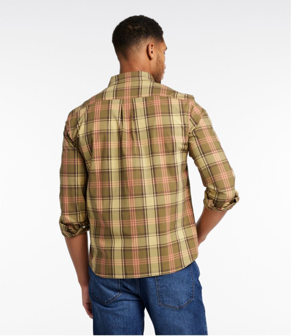 Men's Signature Stretch Poplin Shirt Slim Fit Long-Sleeve