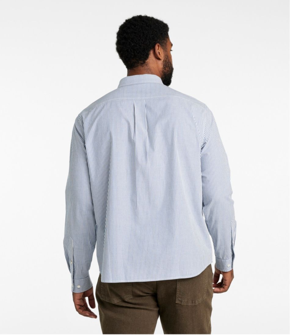 Men's Signature Stretch Poplin Shirt Slim Fit Long-Sleeve
