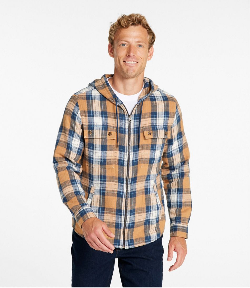 Hooded Slightly Fitted Untucked Fit Plaid Men's 1912 Field Flannel Shirt