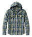 Hooded Slightly Fitted Untucked Fit Plaid Men's 1912 Field Flannel Shirt