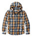 Hooded Slightly Fitted Untucked Fit Plaid Men's 1912 Field Flannel Shirt