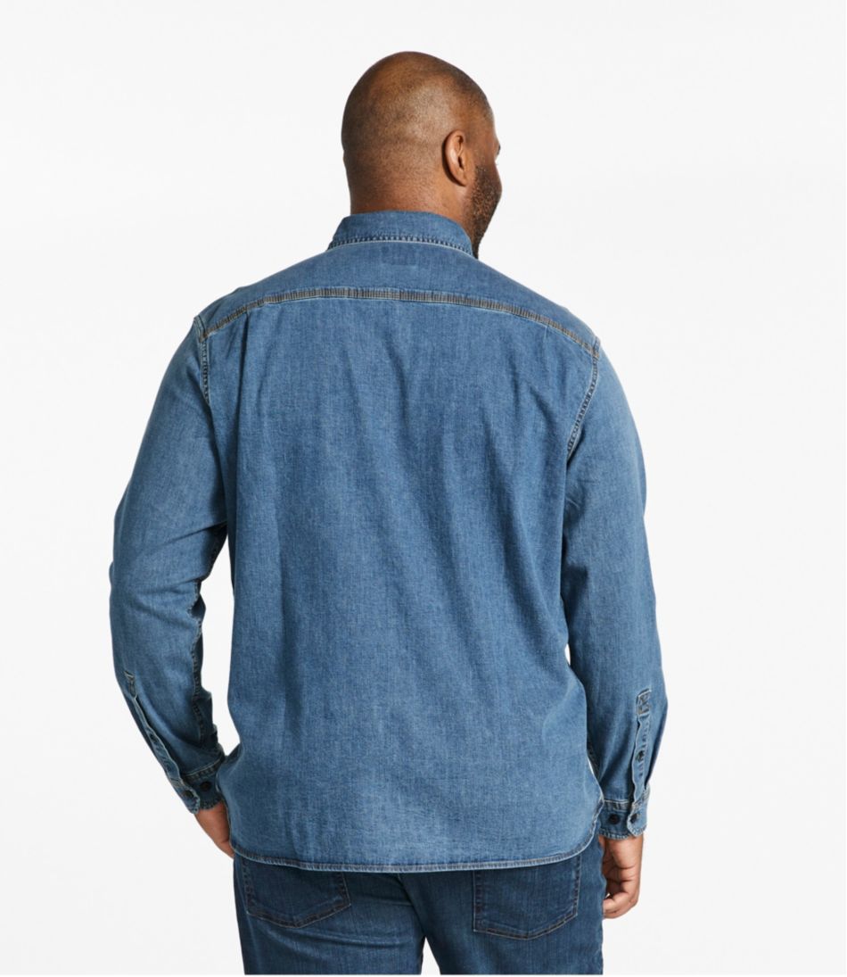 Men's BeanFlex® Denim Shirt Traditional Untucked Fit