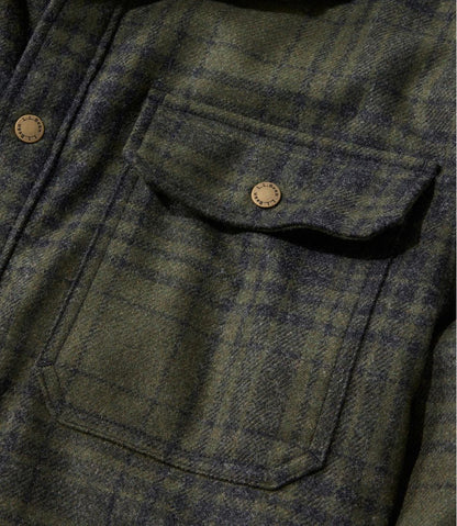 Men's Maine Guide Lightweight Lined Wool Field Shirt, Plaid