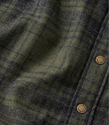 Men's Maine Guide Lightweight Lined Wool Field Shirt, Plaid