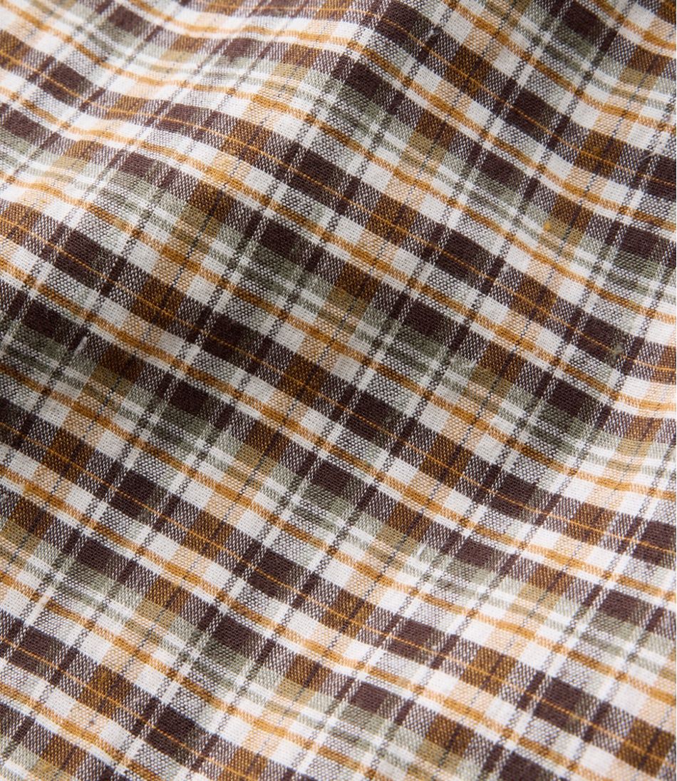 Slightly Fitted Untucked Fit Short-Sleeve Men's Stonecoast Hemp Shirt