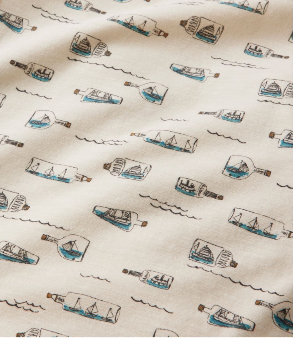 Button-Front Shirt Men's Lakewashed Performance Shirts Short-Sleeve Print