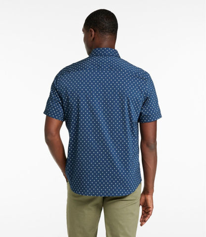 Men's Comfort Stretch Performance® Shirt, Short-Sleeve, Slightly Fitted Untucked Fit, Print