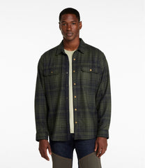 Plaid Men's Maine Guide Lightweight Wool Field Shirt