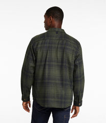 Plaid Men's Maine Guide Lightweight Wool Field Shirt