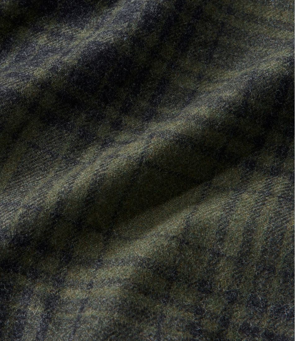 Plaid Men's Maine Guide Lightweight Wool Field Shirt