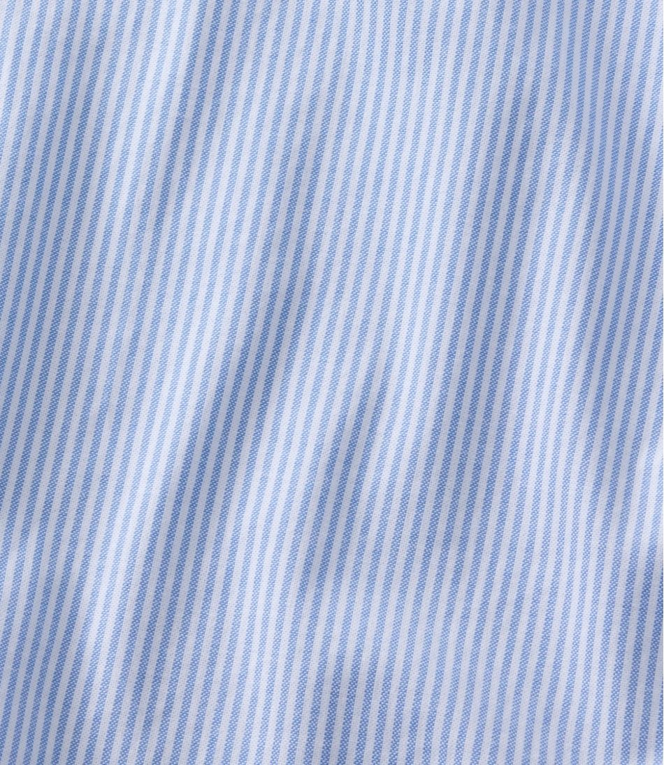 Slightly Fitted Untucked Fit Men's Comfort Stretch Oxford Shirt Stripe