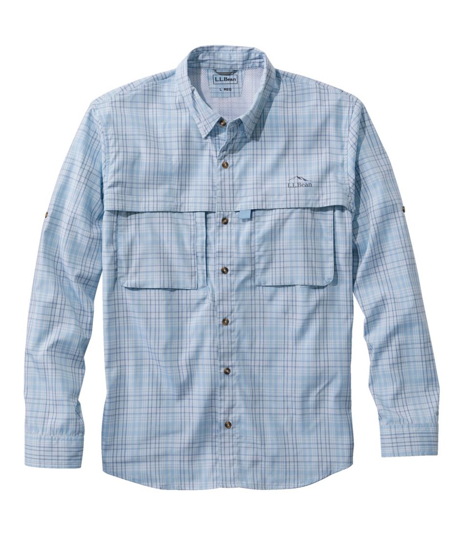 Plaid Long-Sleeve Men's Tropicwear Shirt