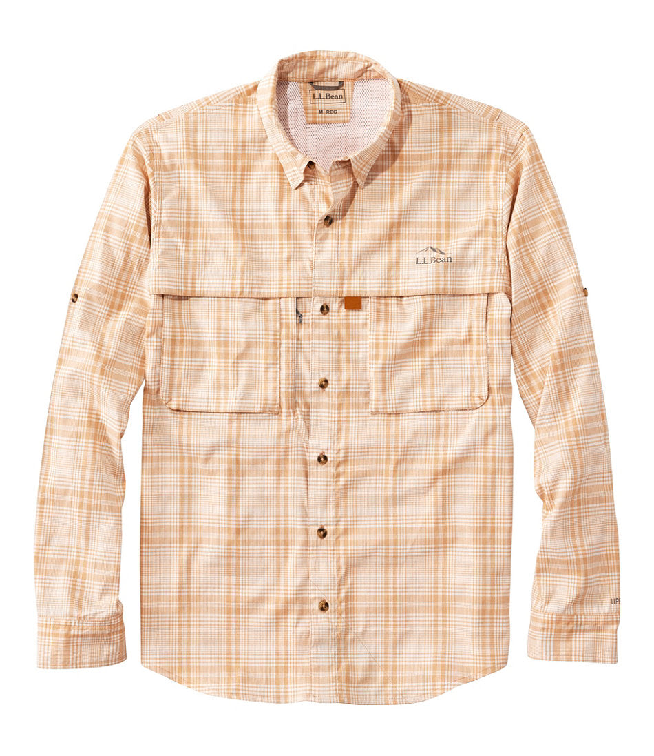 Plaid Long-Sleeve Men's Tropicwear Shirt