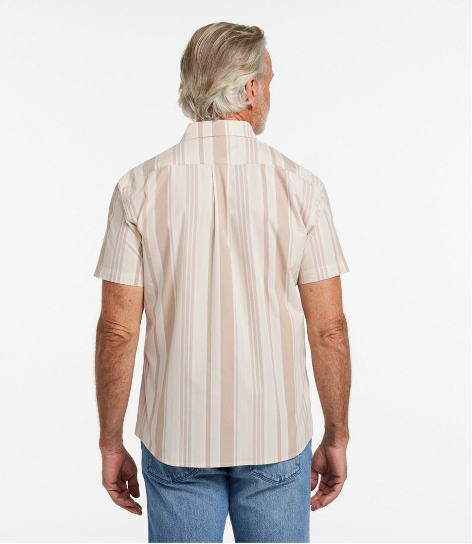Men's Signature Stretch Poplin Shirt Short-Sleeve Slim Fit