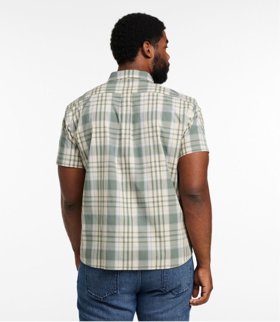 Men's Signature Stretch Poplin Shirt Short-Sleeve Slim Fit