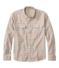 Stripe Men's Stonecoast Hemp Shirt Slightly Fitted Untucked Fit Long-Sleeve