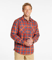 Hi-Pile Fleece-Lined Plaid Men's Katahdin Performance Flannel Shirt-Jacket