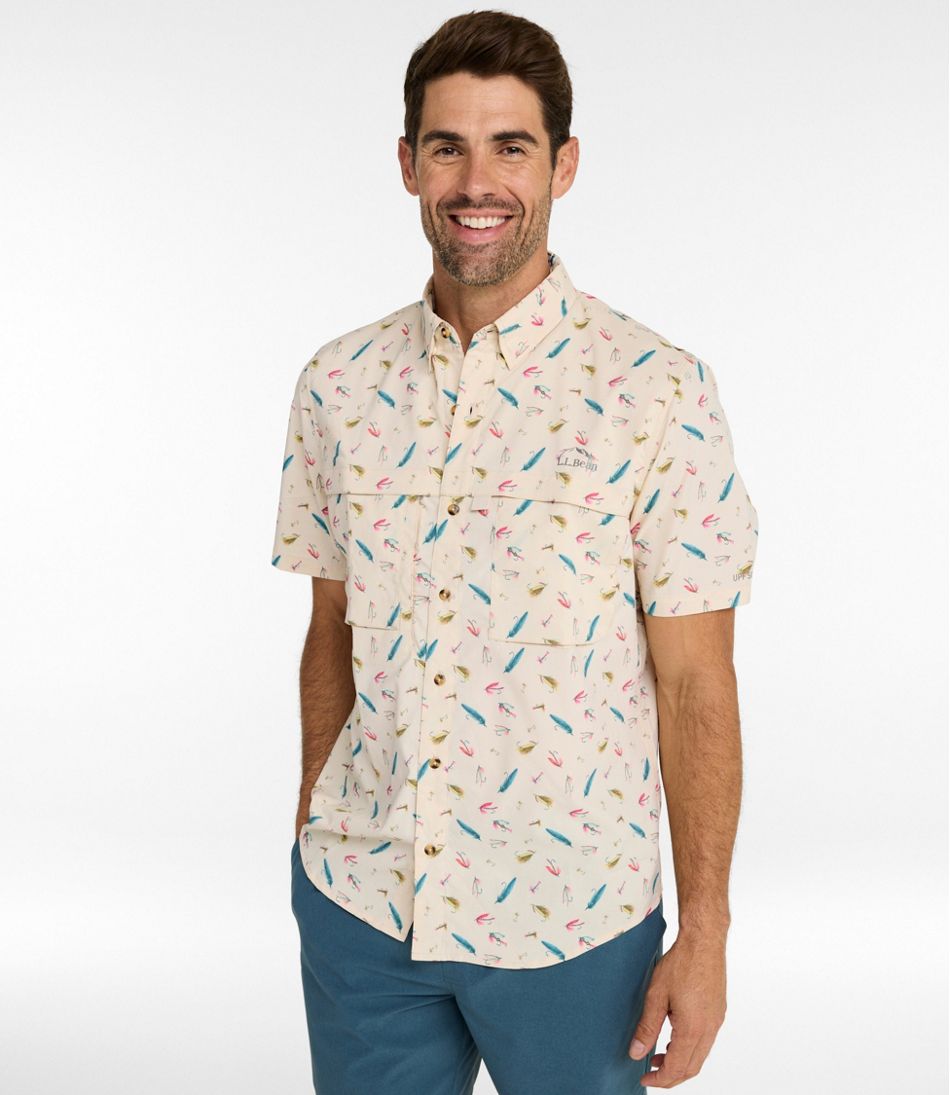 Short-Sleeve Print Men's Tropicwear Shirt