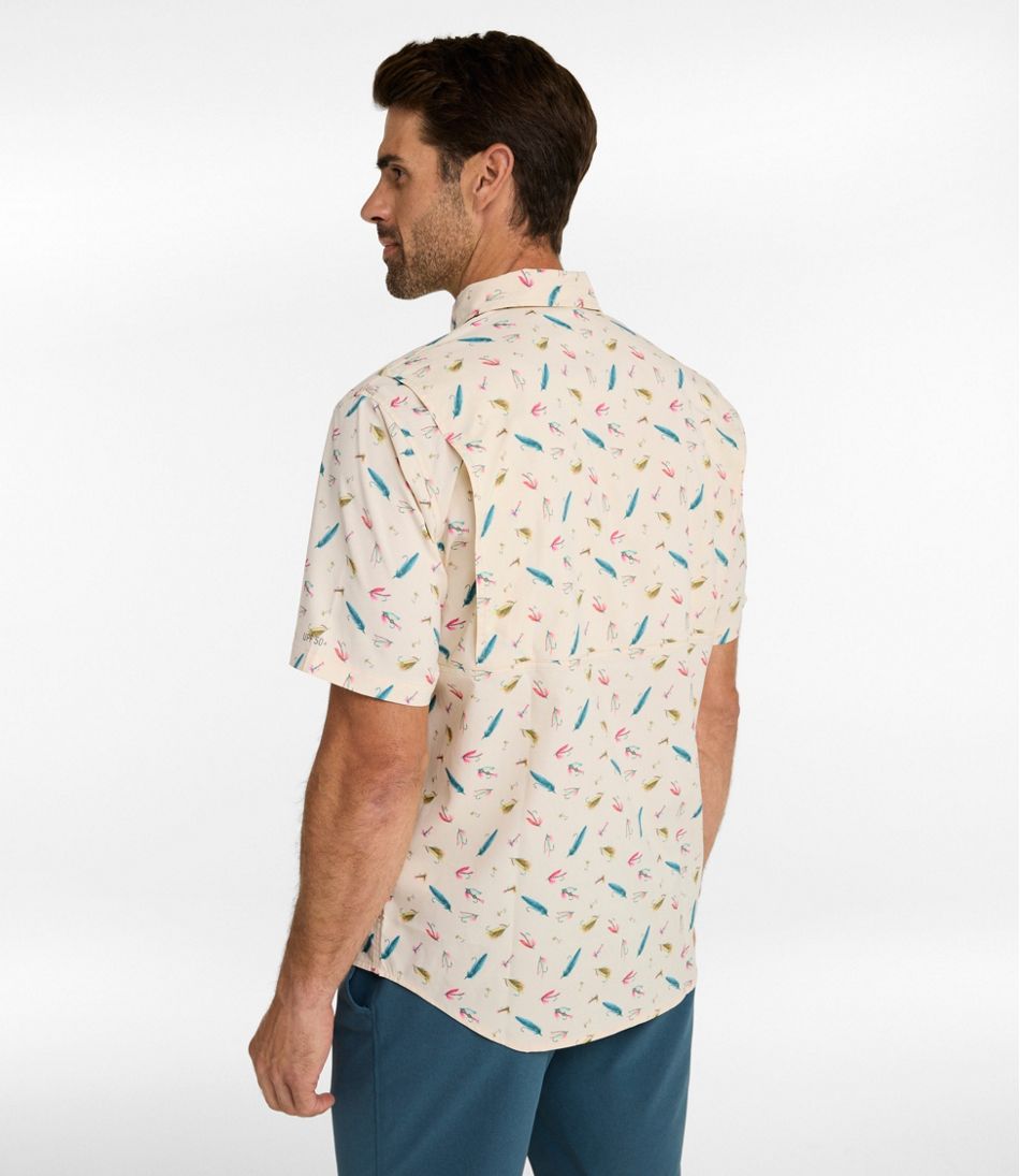 Short-Sleeve Print Men's Tropicwear Shirt