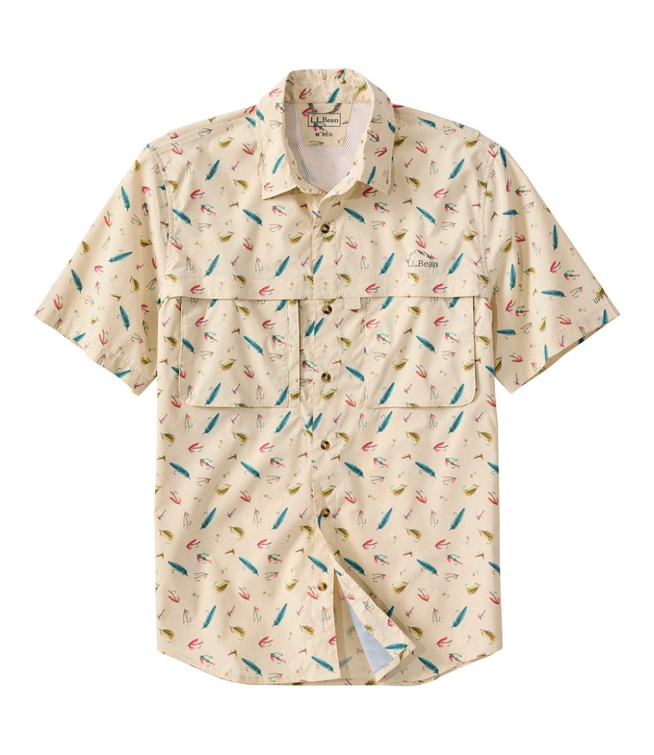 Short-Sleeve Print Men's Tropicwear Shirt