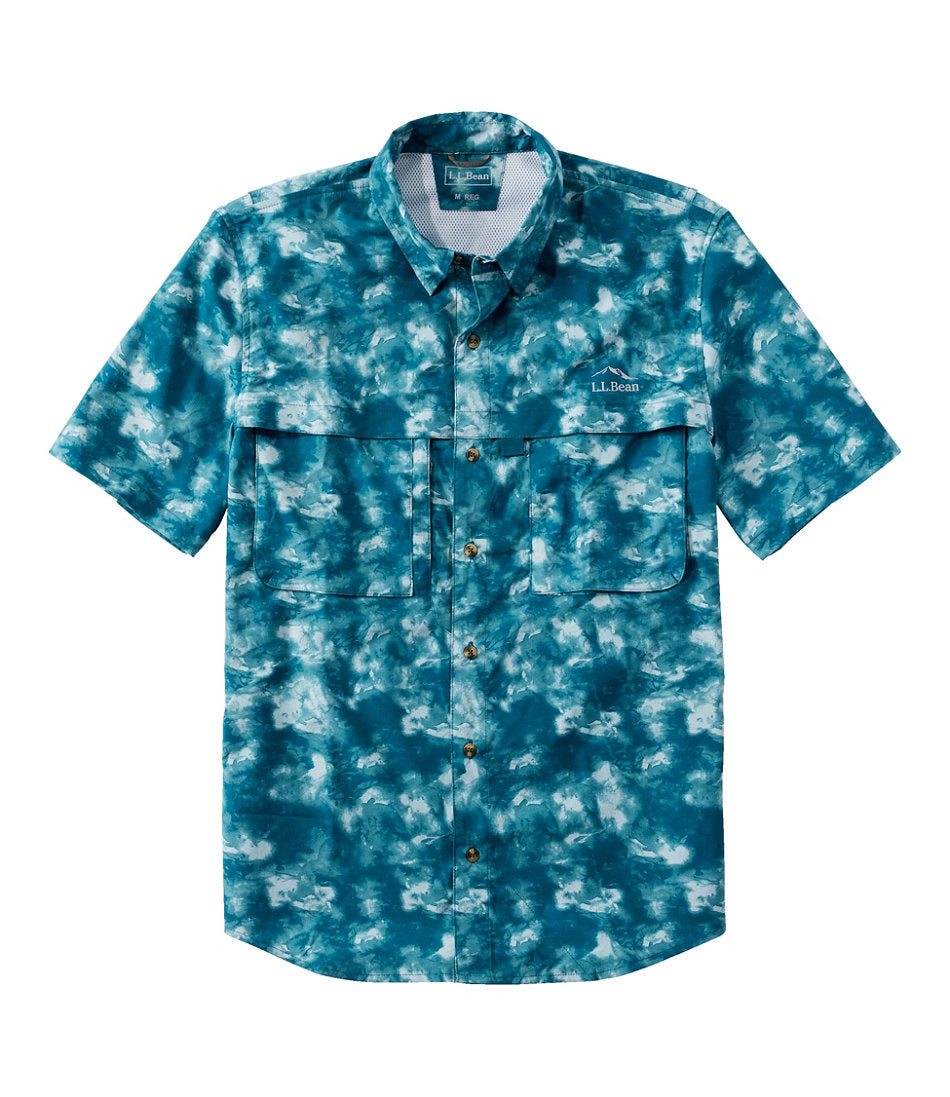 Short-Sleeve Print Men's Tropicwear Shirt