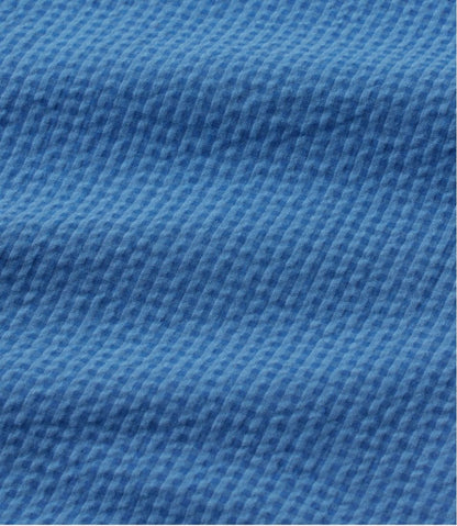 Men's Organic Cotton Seersucker Shirt, Short-Sleeve, Slightly Fitted, Plaid