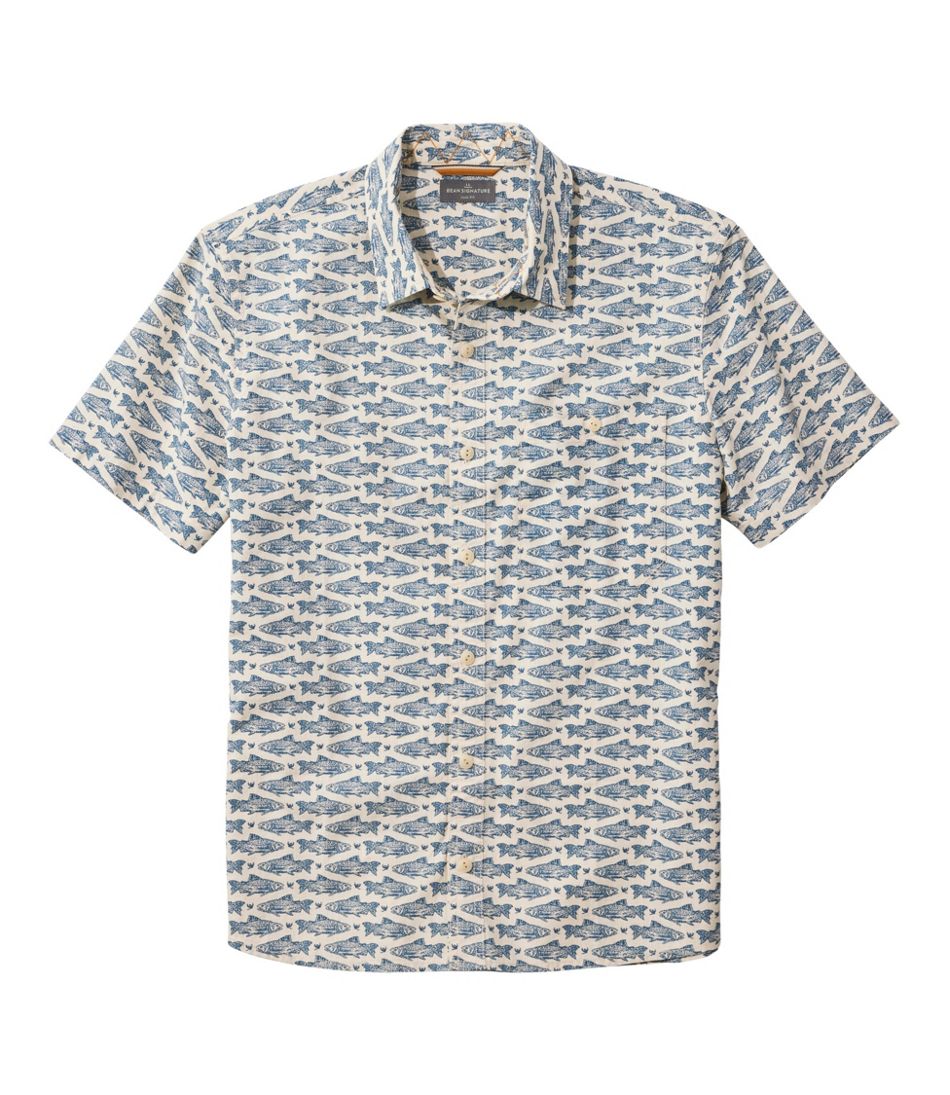Short-Sleeve Slim Fit Men's Signature Vacationland Shirt