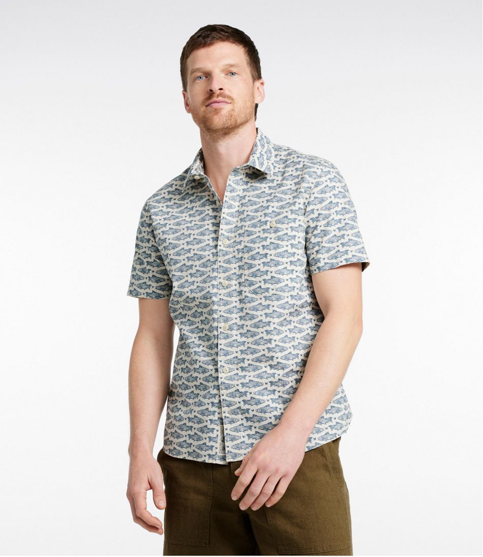 Short-Sleeve Slim Fit Men's Signature Vacationland Shirt