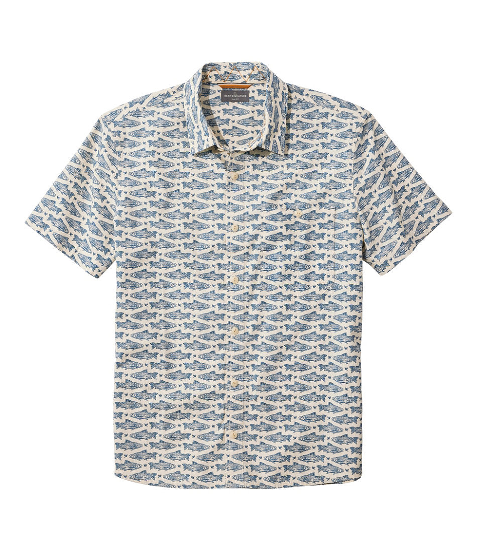 Short-Sleeve Slim Fit Men's Signature Vacationland Shirt