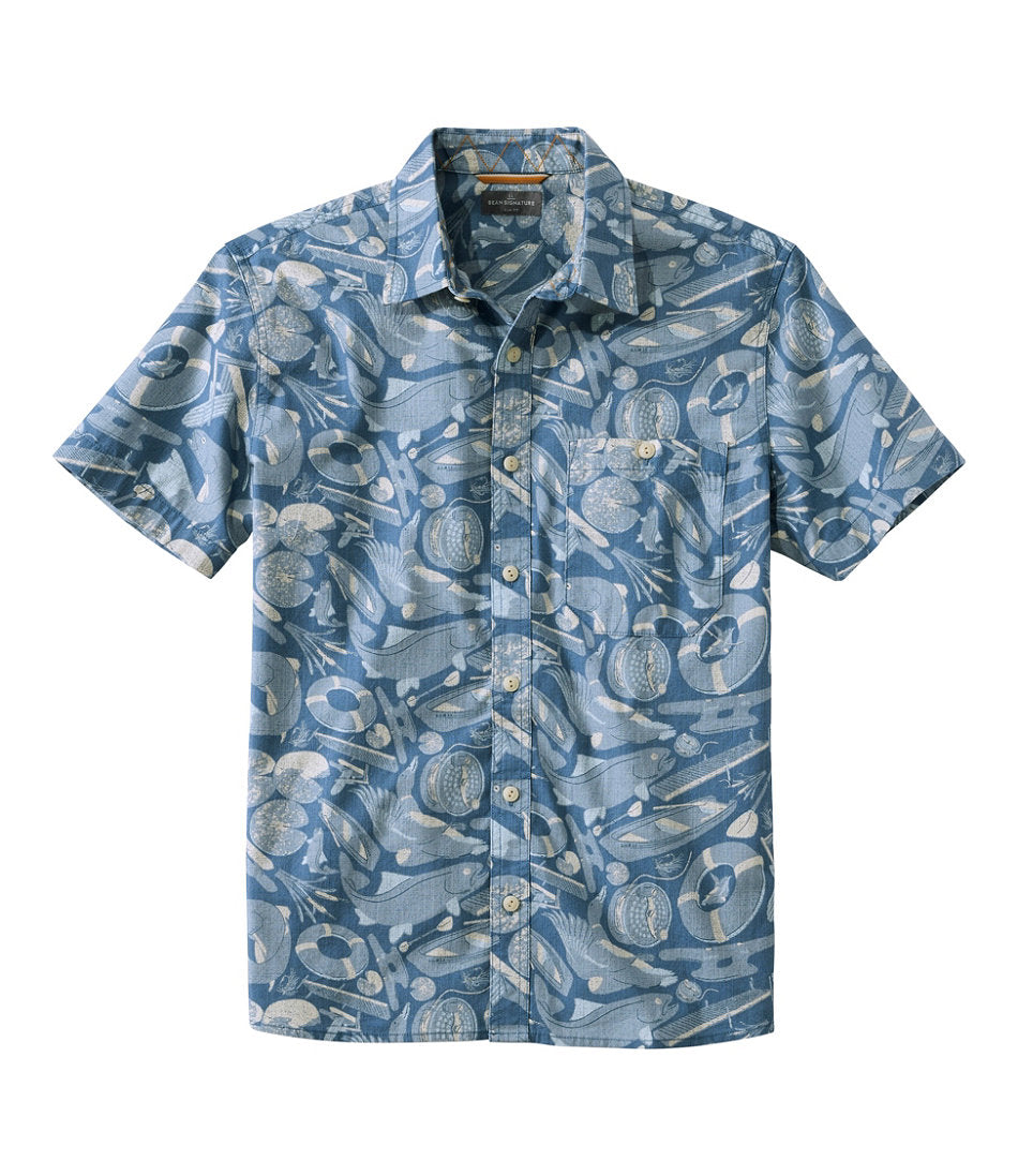 Short-Sleeve Slim Fit Men's Signature Vacationland Shirt