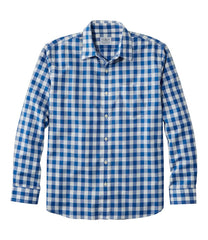 Long-Sleeve Men's Bean's Wrinkle-Free Everyday Shirt Traditional Untucked Fit Plaid