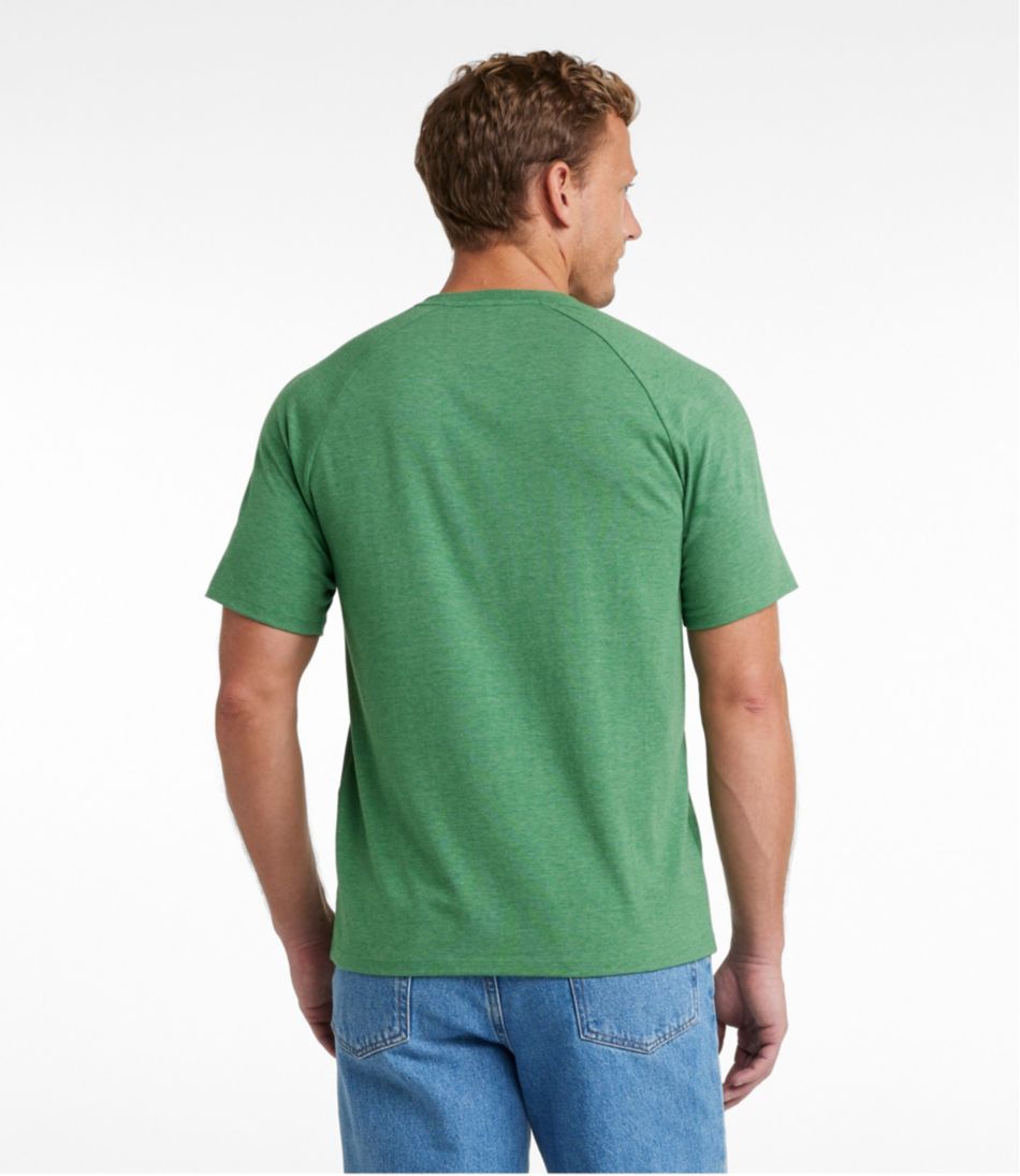 Short-Sleeve Henley Men's Comfort Stretch Pima Tee Shirt