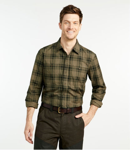 Men's Double L Field Shirt, Plaid
