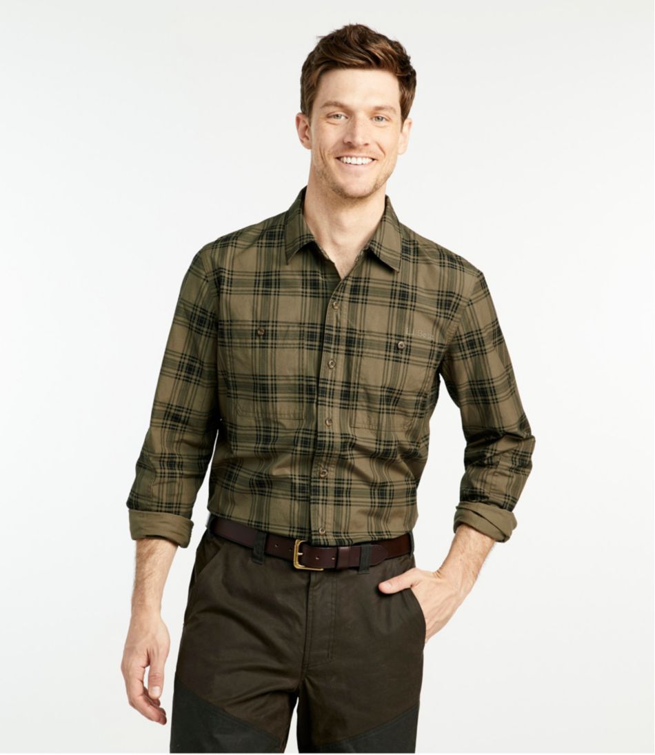Plaid Men's Double L Field Shirt