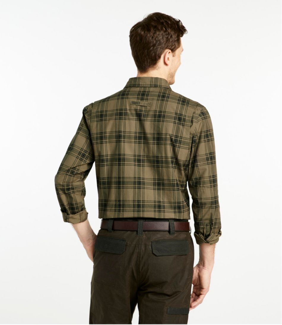 Plaid Men's Double L Field Shirt