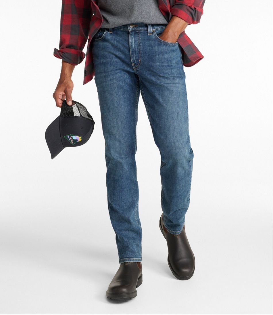 Slim Fit Straight Leg Men's BeanFlex® Jeans