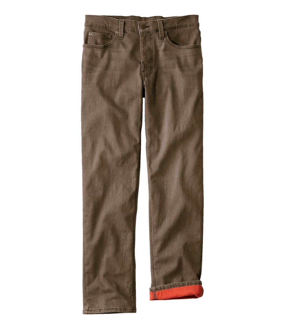 Men's BeanFlex® Jeans Fleece-Lined Standard Athletic Fit
