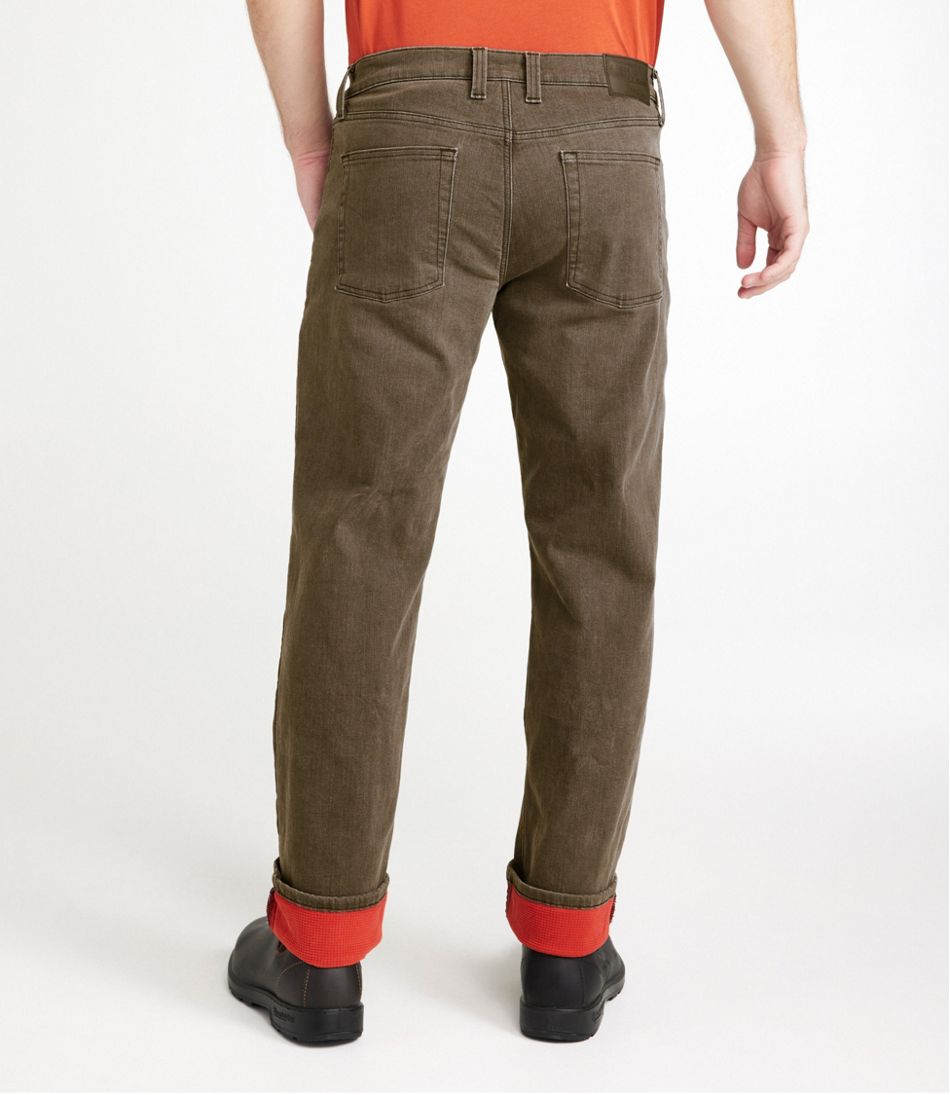 Men's BeanFlex® Jeans Fleece-Lined Standard Athletic Fit