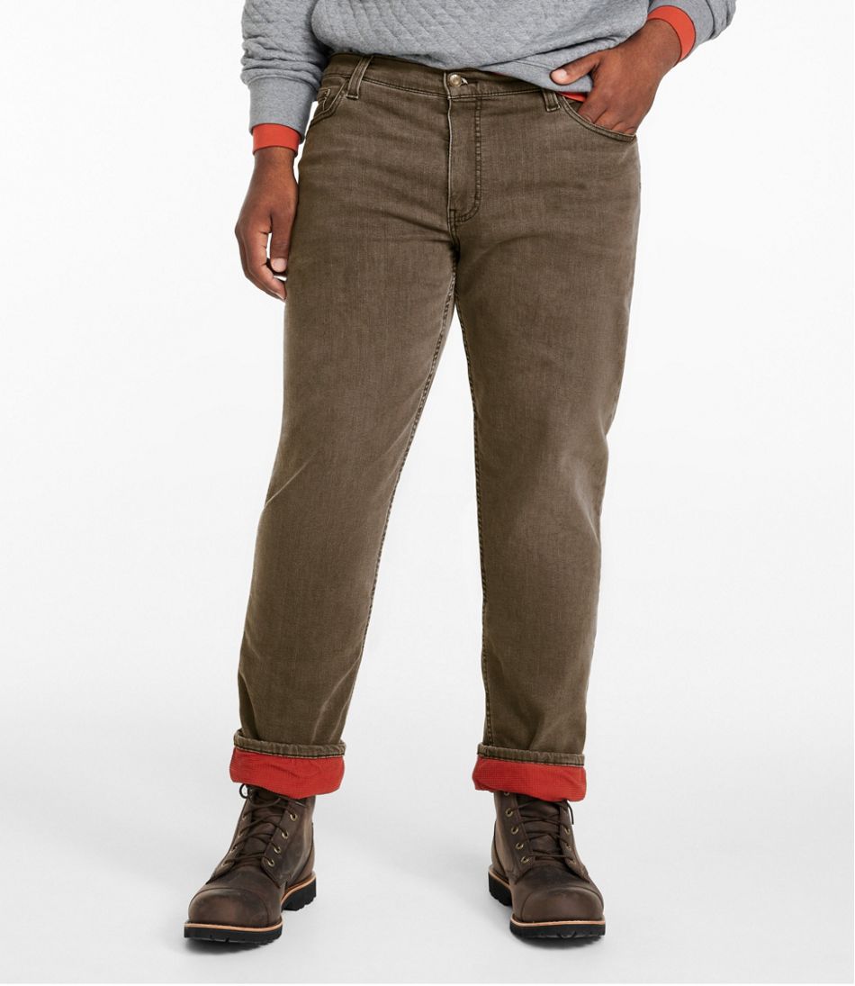 Men's BeanFlex® Jeans Fleece-Lined Standard Athletic Fit