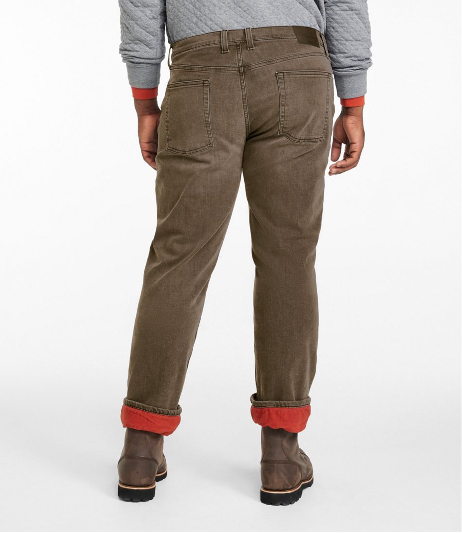 Men's BeanFlex® Jeans Fleece-Lined Standard Athletic Fit