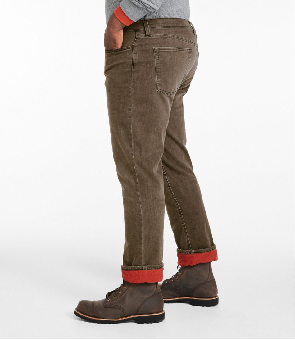 Men's BeanFlex® Jeans Fleece-Lined Standard Athletic Fit