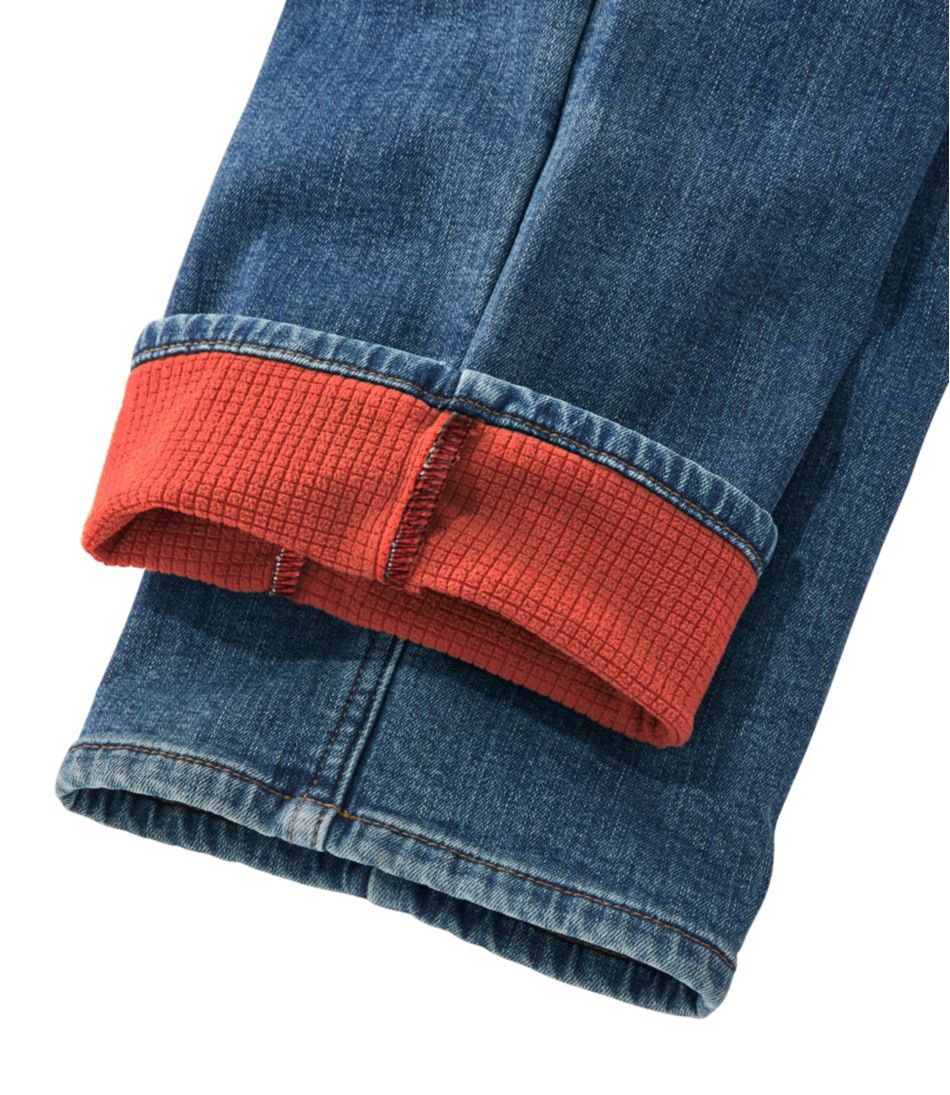 Men's BeanFlex® Jeans Fleece-Lined Standard Athletic Fit